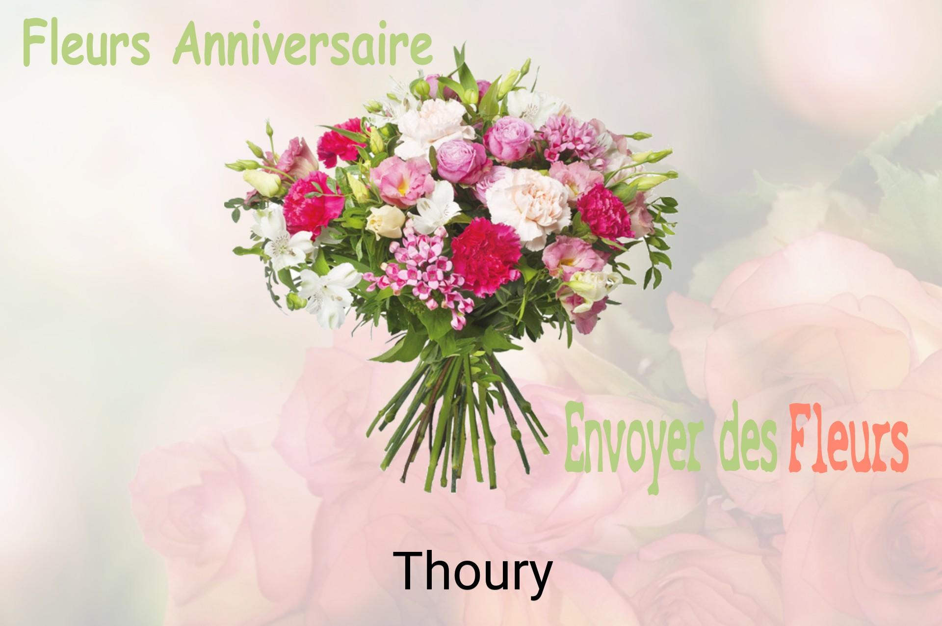 Bouquet de fleurs d’anniversaire livré à Thoury